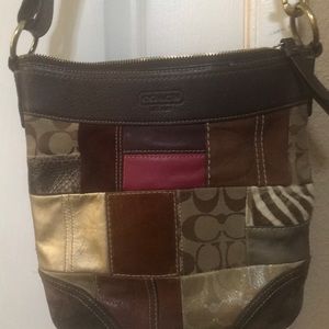 Coach Patchwork Holiday Vintage Purse